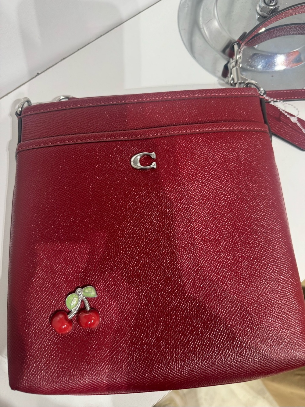 Coach kit messager Crossbody with Cherry Charm